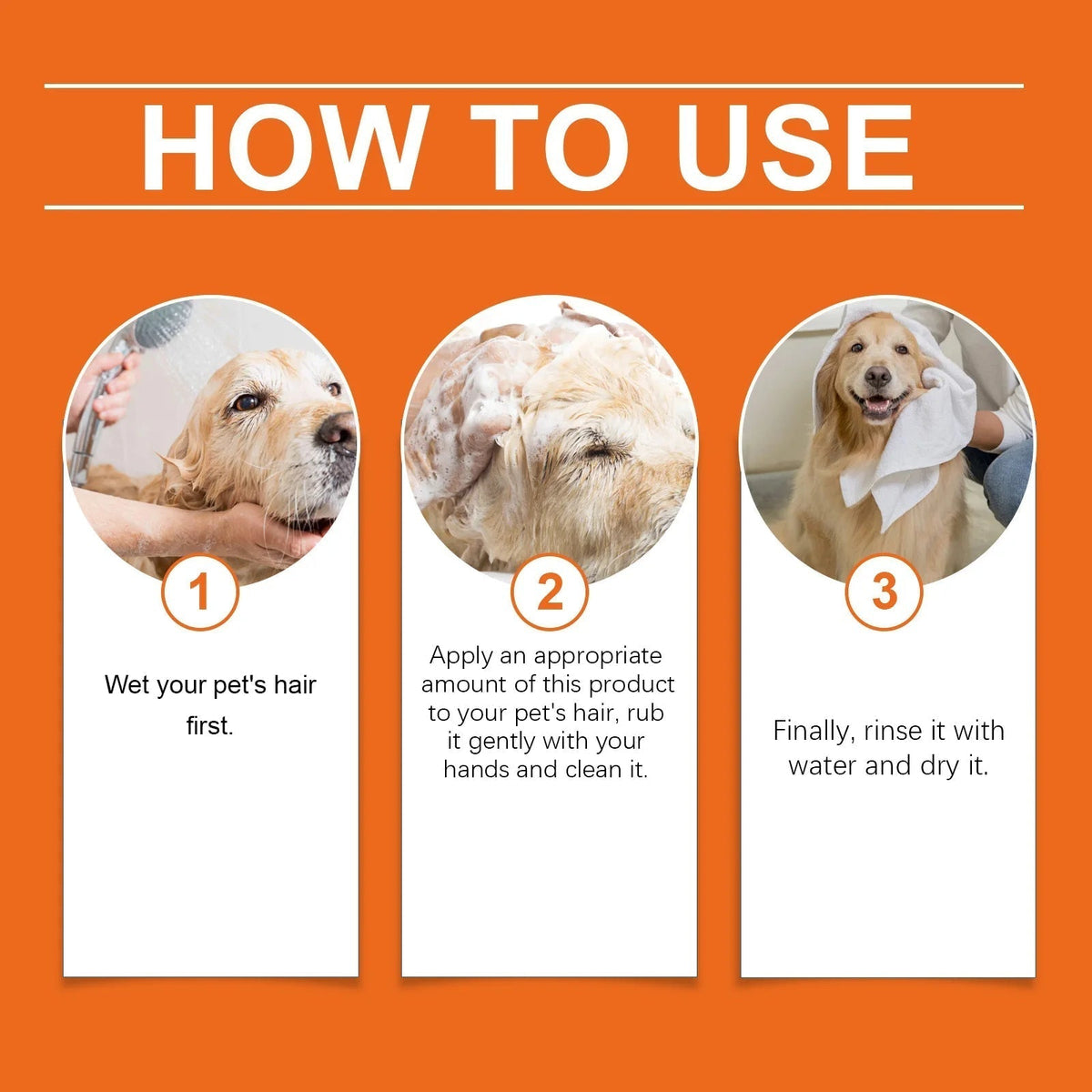 Pet Long-Lasting Odor Removal Shampoo Cleans Pet Hair Odor Fluffy Removes Fleas Flying Insects Prevent Itching Softening Shampoo